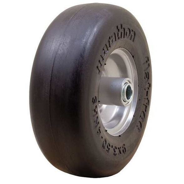 Marastar Polyurethane Flat Free Wheel, 300 lb, Gray 01014