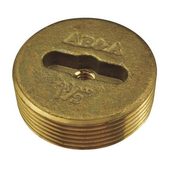 Ab&a 1-1/2" Dia, Brass, Brass, Los Angeles Style, Cover 60361