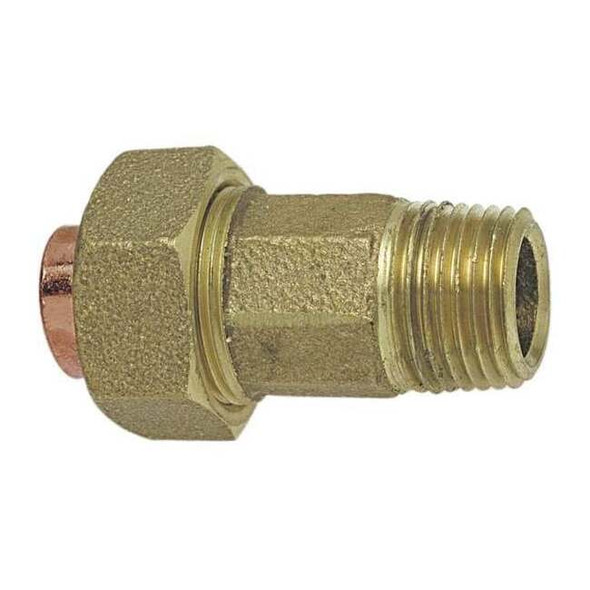 Nibco Union, Bronze, Cup 3/8 in, MNPT 3/8 in 7334 3/8
