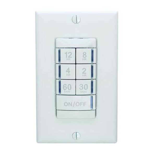 Sensorswitch Wall Switch Timer, White, 120/277V AC PTS 720 WH