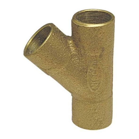 Nibco Wye,45,Cast Bronze,C x C x C,3/4 In 749 3/4