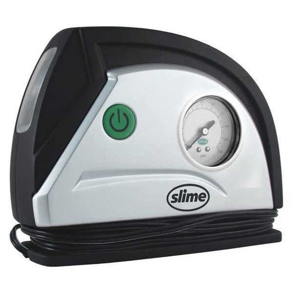 Slime 12V Tire Inflator w/ Gauge and Light 40050 Slime 12V Tire Inflator w/ Gauge and Light 40050