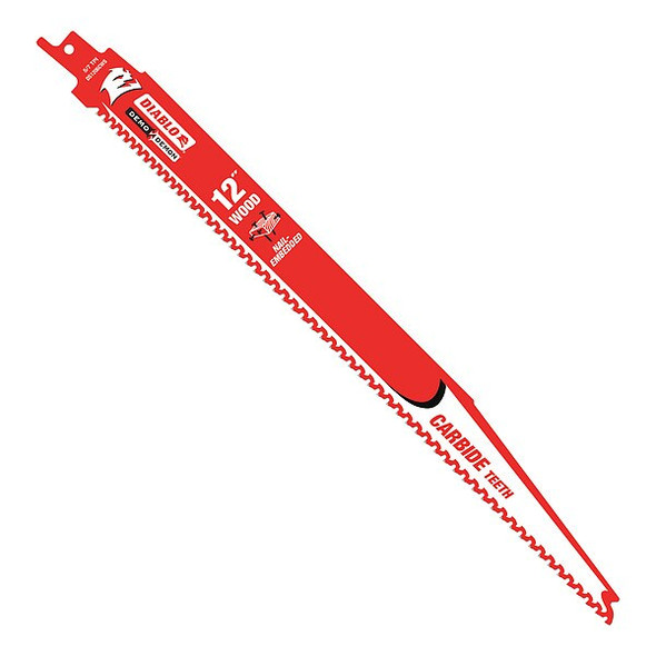 Diablo 12" L x Demolition Cutting Reciprocating Saw Blade DS1206CWS