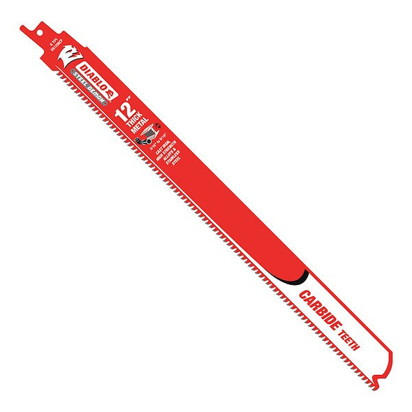 Diablo 12" L x Metal Cutting Reciprocating Saw Blade DS1208CF