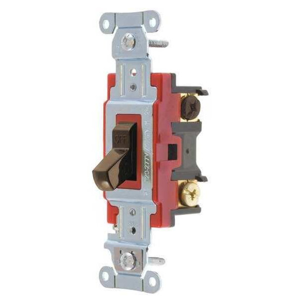 Bryant Wall Switch,20A,Brown,4-Way Type,Toggle 4904B Bryant Wall Switch,20A,Brown,4-Way Type,Toggle 4904B