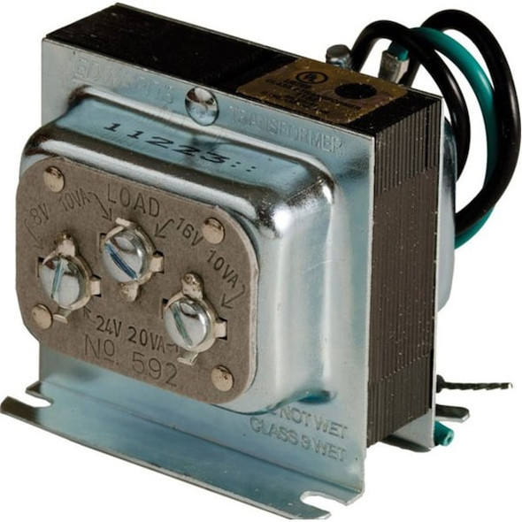Edwards Signaling Cls 2 Trnsfrmr,20VA,Enclosed,Foot 592 Edwards Signaling Cls 2 Trnsfrmr,20VA,Enclosed,Foot 592