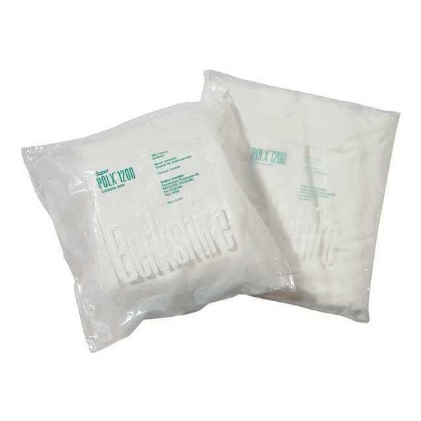 Berkshire Knitted Polyester Cleanroom Wipes 12" x 12", White P1200.1212.14