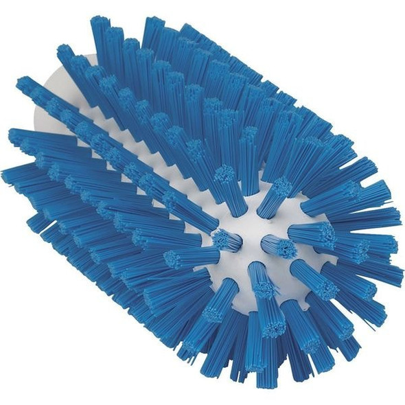 Vikan 2 3/8 in W Tube and Pipe Brush, Stiff, Not Applicable L Handle, 5 1/2 in L Brush, Blue 5380633