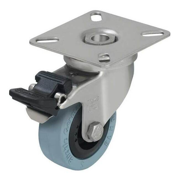 Manufacturer Varies Swivel Plate Caster,Rubber,2 in.,110 lb. LPXA-VPA 50G-FI