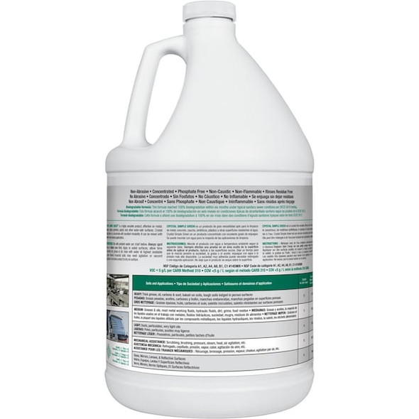 Simple Green Cleaner/Degreaser, 1 Gal Jug, Liquid, Clear Colorless 0610000619128