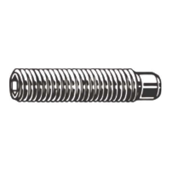 Manufacturer Varies Socket Set Screw, Oval, 10-24x1/2, PK100 U07845.019.0050