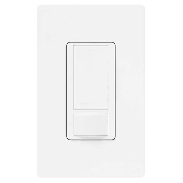 Lutron Vacancy Sensor,PIR,900 sq ft,White MS-VPS2-WH