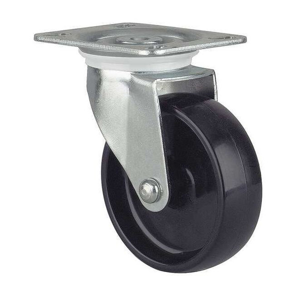 Manufacturer Varies Plate Caster,Swivel,Nylon,4 in.,330 lb,A TSSV 100 BN0S