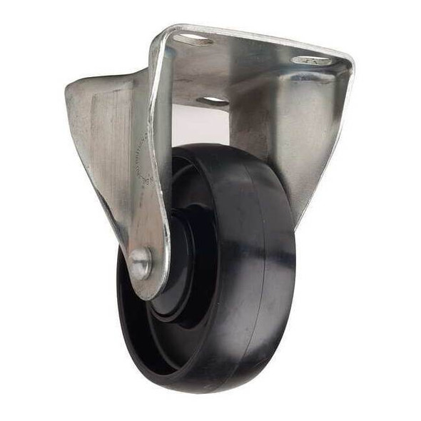 Manufacturer Varies Plate Caster,Rigid,Nylon,4 in.,330 lb. TFSV 100 BN0S