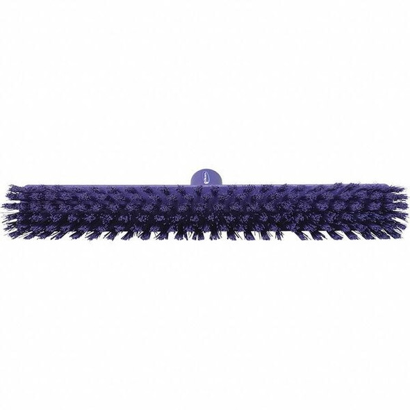Vikan 16 in Sweep Face Broom Head, Medium, Synthetic, Purple 31798