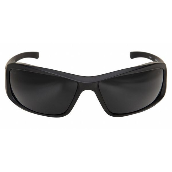 Edge Eyewear Brazeau, Safety Glasses, Anti-Scratch, Gray Lens, Black Frame, Full-Frame XB136