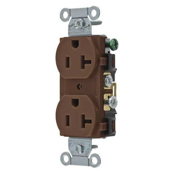 Bryant Receptacle,Brown,20A,2 Poles,3 Wires CRS20