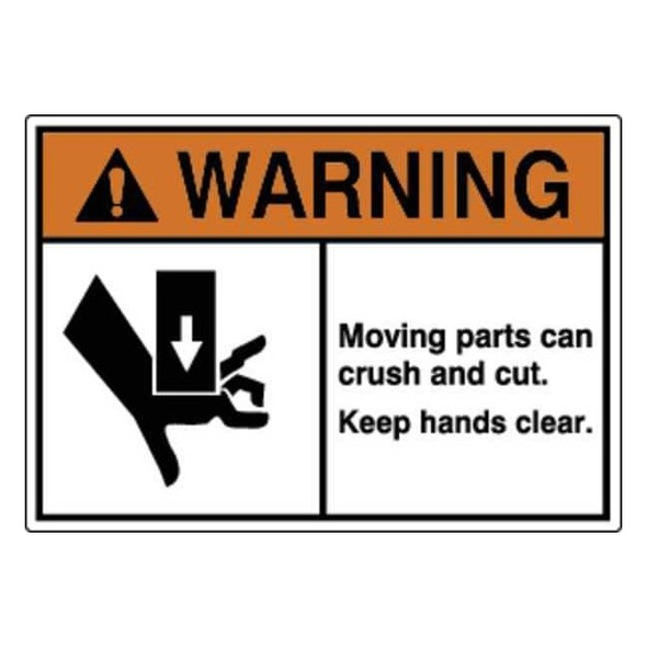 Label, Machine/Equipment, 3-1/2 in. H, PK5, HWL-535-728-5PK