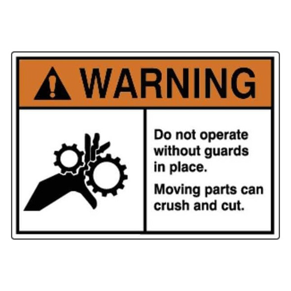 Label, Machine/Equipment, 3-1/2 in. H, PK5, HWL-535-722-5PK