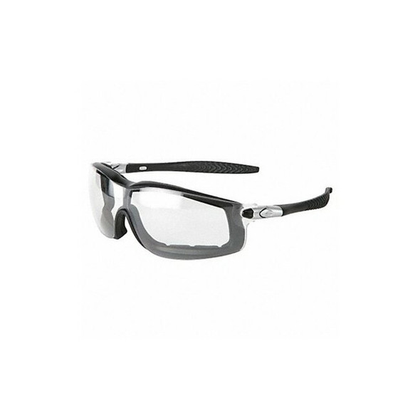 Mcr Safety Safety Goggles, Nylon, Clear, Wraparound RT110AF