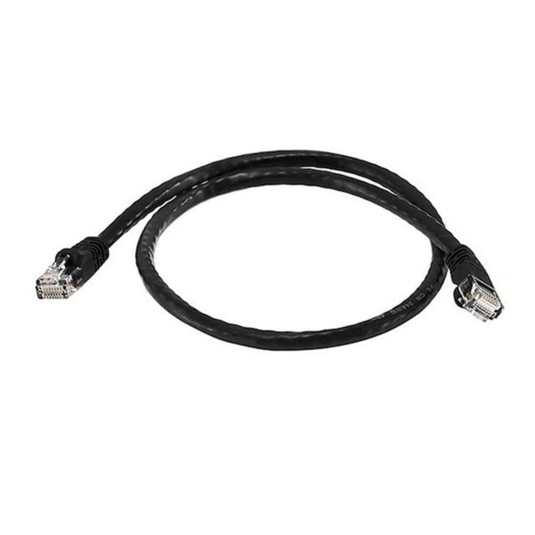 Monoprice Patch Cord,Cat 6,Booted,Black,2.0 ft. 3419
