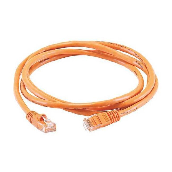 Monoprice Patch Cord,Cat 5e,Booted,Orange,5.0 ft. 3379