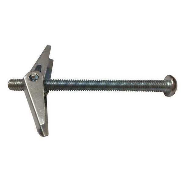 Toggle Bolt, 43 lb Tension Strength, 3"L, Steel, 50 PK