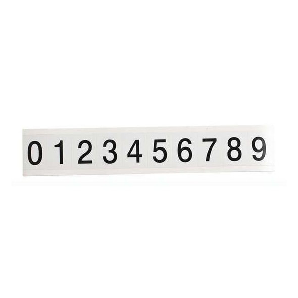 Brady NumberLabelSet,1-1/2inH,1-1/4inW,PK25 9713-# KIT