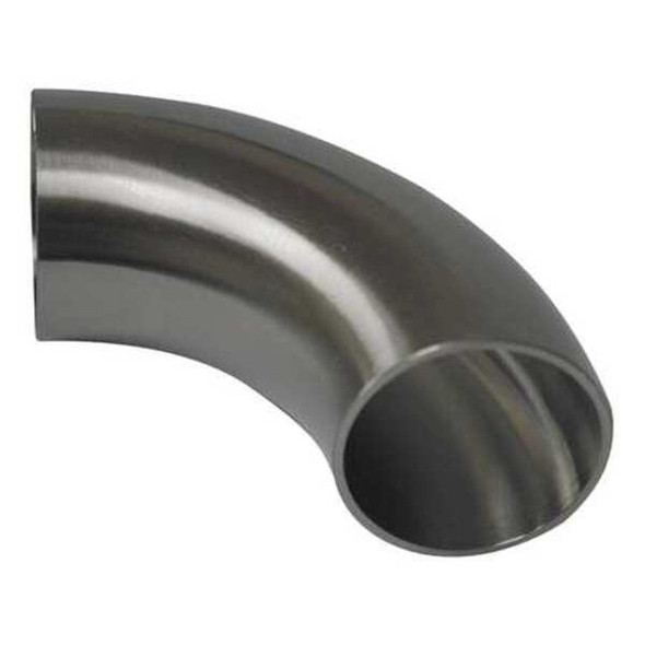 1-1/2" Butt Weld T304 SS Short Tangent 90 Degree Elbow