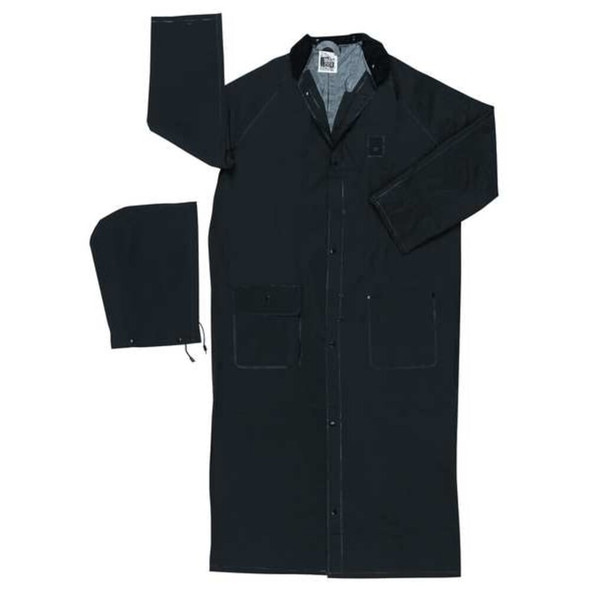 Mcr Safety Rider Raincoat,Black,3XL 267CX3