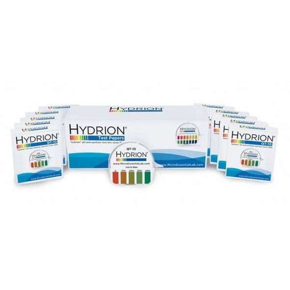 Hydrion Test Paper,15 ft L,1-4 in W,PK10 QT-10