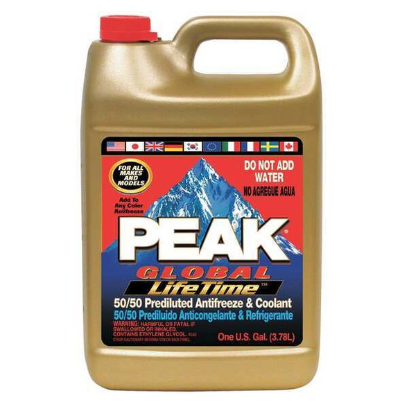 Peak Antifreeze Coolant,1 gal.,50/50 PXAB53