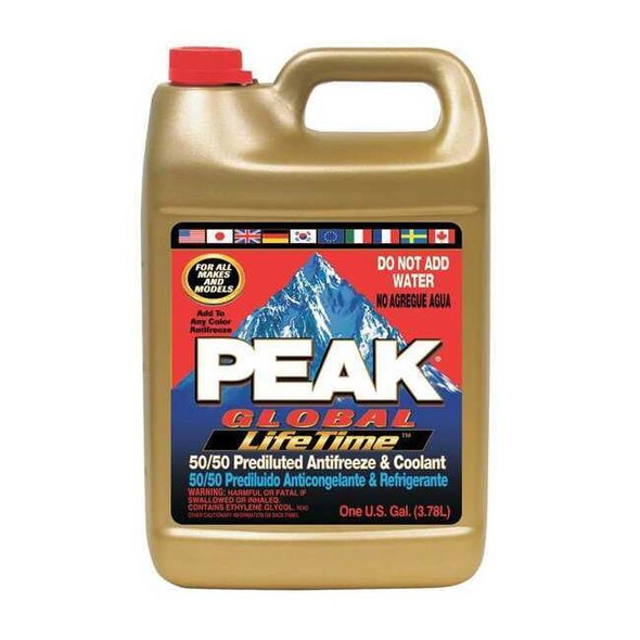 Peak Antifreeze Coolant,1 gal.,50/50 PXAB53