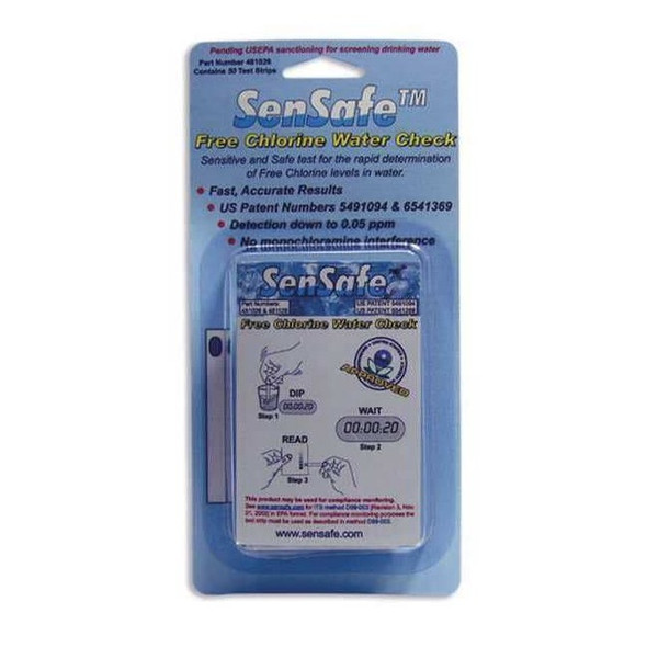 Industrial Test Systems Test Strips,Free Chlorine,0-6ppm,PK30 481126