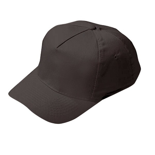 Occunomix Bump Cap,Baseball,Hook-and-Loop,Black V410-B06