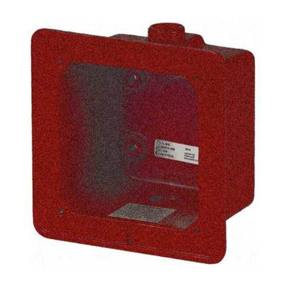 Edwards Signaling Weatherproof Box,Red 2459-WPB-R