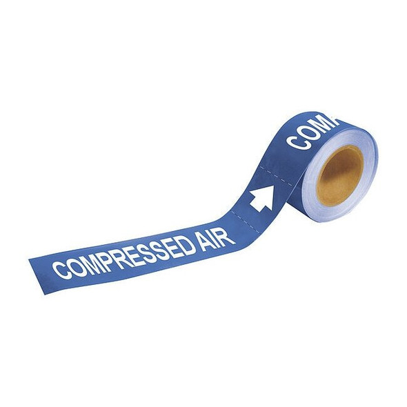 Brady Pipe Marker,Compressed Air,1 In.H, 20415 20415