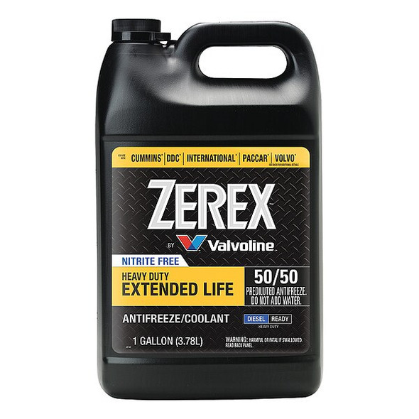 Zerex Antifreeze Coolant,1 gal.,RTU 846437