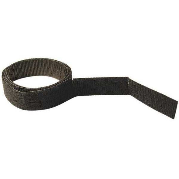 Velcro Brand Hook and Loop Strap, 75 ft, 0.5 in W, Black .500X6K1WP/25