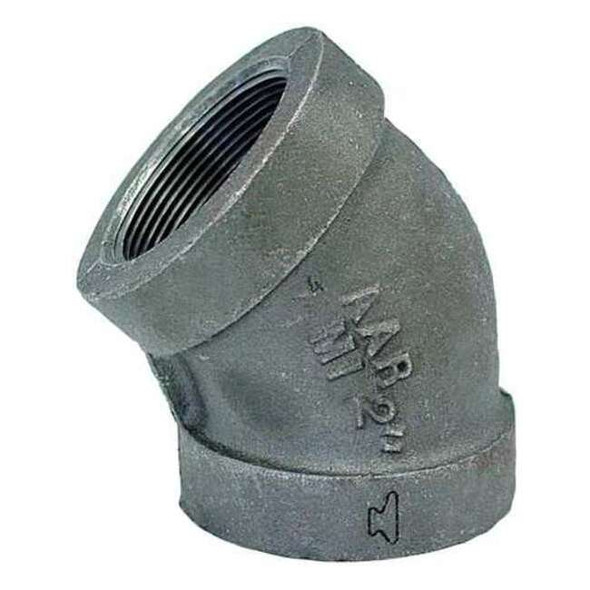 45 Degree Elbow 45 Degree Elbow, 3/8" Pipe, FNPT, Malleable Iron, Class 300