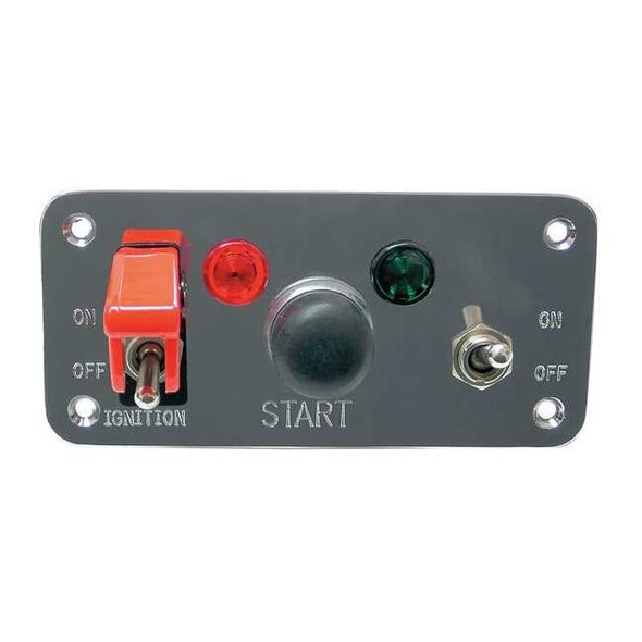 Battery Doctor Start/Ignition Accessory Panel,Silver 20283