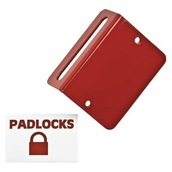 Brady Padlock Station,Unfilled,2-1/4 In H LR060E