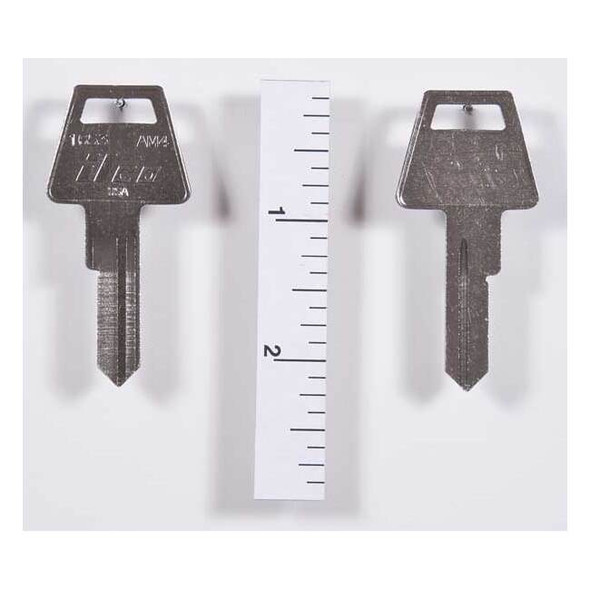 Kaba Ilco Key Blank, AM4,Brass, PK10 1653-AM4