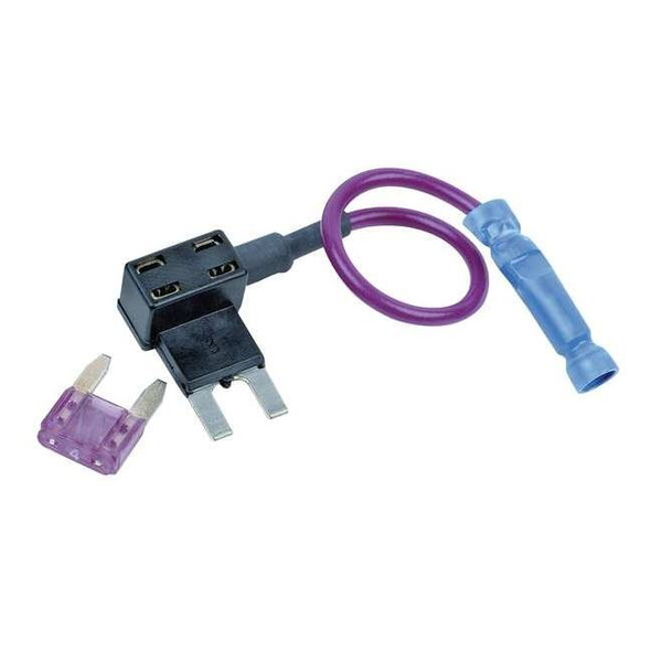 Battery Doctor Dual Fuse Holder,Black; Red,Plug-In 30103