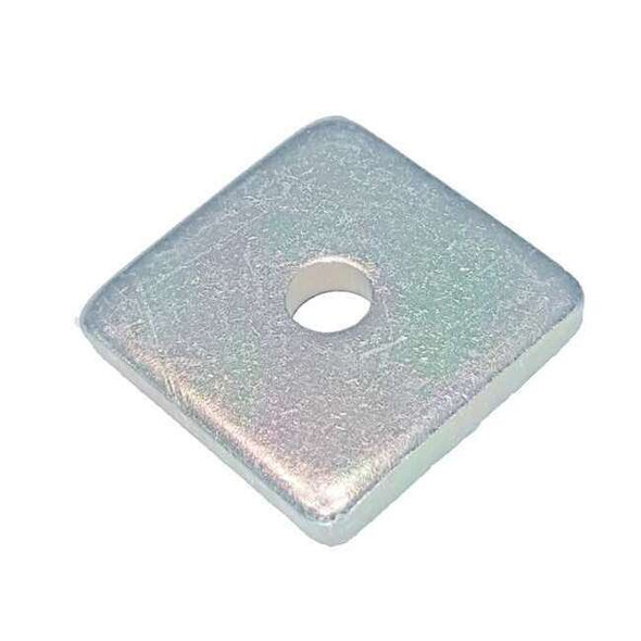 Manufacturer Varies Channel Square Washer,1/4 In,Silver,PK25 V500 1/4EG