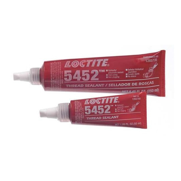 Loctite Thread Sealant 1.69 fl oz, Tube, 5452, Purple, Liquid 1265769