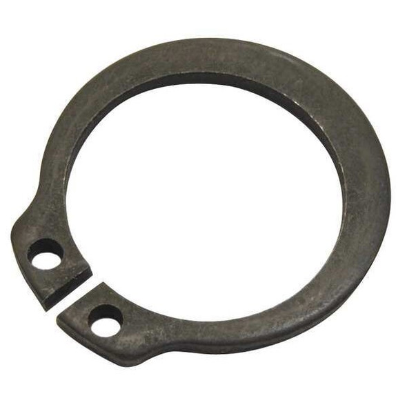 External Retaining Ring, Steel, Black Phosphate Finish, 10 PK