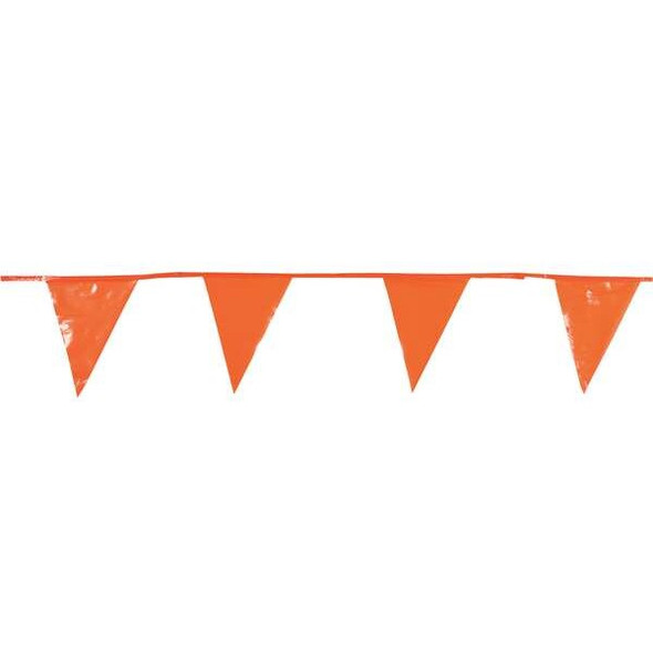 Manufacturer Varies Pennants, Polyethylene, Orange, 100 ft. PL-2 OR