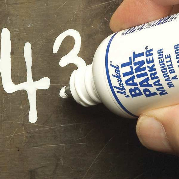 Markal Paint Marker, Medium Tip, Blue Color Family, Paint 84625