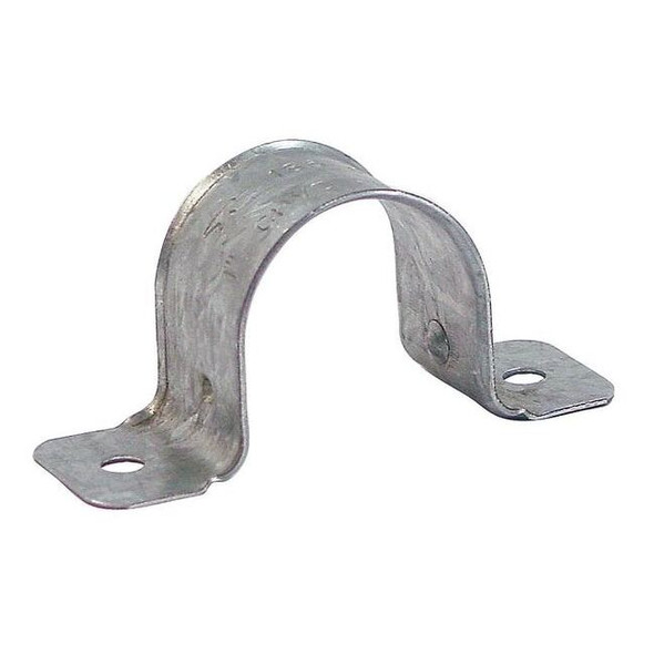 Manufacturer Varies Galvanized Steel Two Hole Strap, 1-1/4" Pipe Size 0500381249